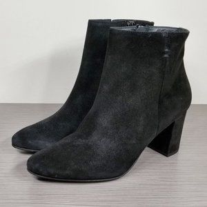 Paul Green Valerie Bootie, Black Suede, Womens Size 6.5 Right, 6 Left Mismatched